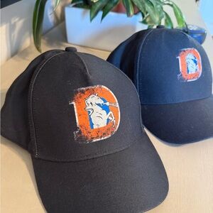 New Black Denver Broncos Hat Set of 2